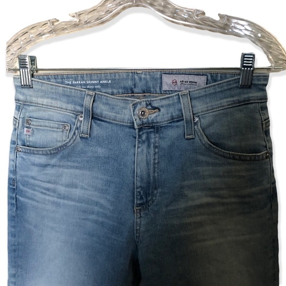 AG Adriano Goldschmied Farrah Skinny Ankle raw hem jeans - Picture 6 of 10